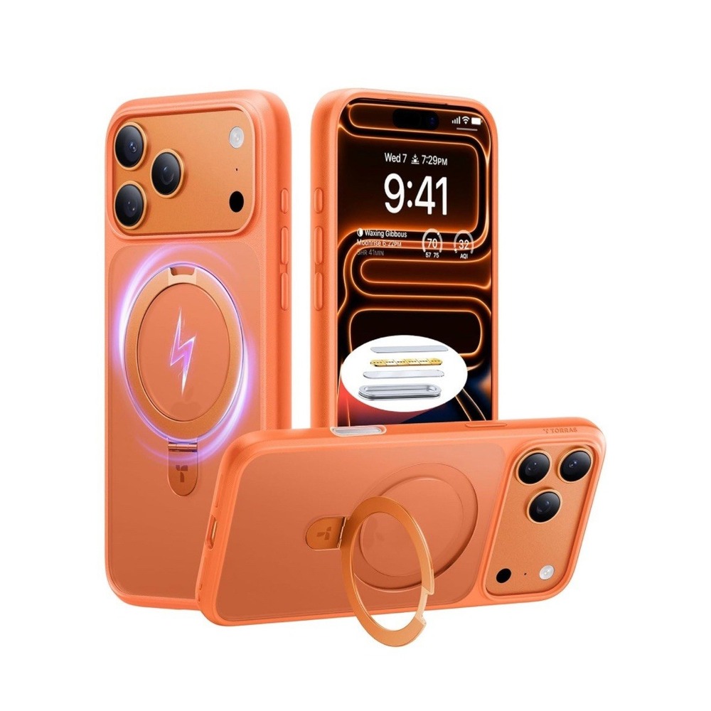 TORRAS Ostand Case for iPhone 17 Pro Max 6.9", ‎ Camera Control Button, MagSafe